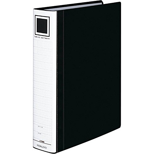 コクヨ パイプ式ファイル エコツインR(両開き) A4 2穴 500枚収容 黒 フ-RT650D 送料無料