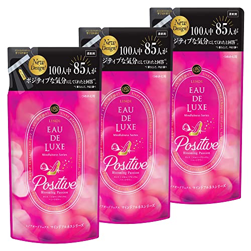 [まとめ買い] レノア オードリュクス 柔軟剤 マインドフルネスシリーズ ポジティブ 詰め替え 410mL×3 送料無料