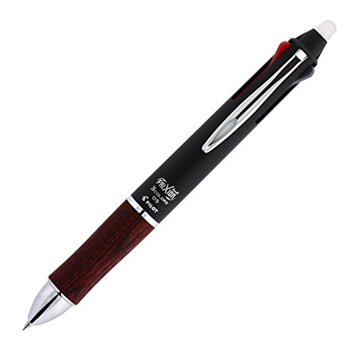 Pilot パイロット 消せる3色ボールペン フリクションボール3 ウッド 0.5 ディープレッド LKFB-2SEF-DR 送料無料