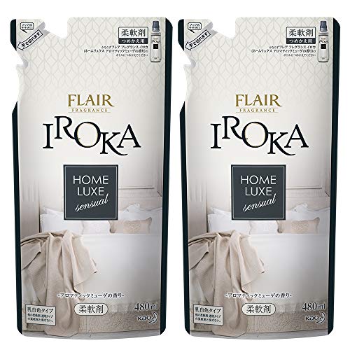 【まとめ買い】フレアフレグランス 柔軟剤 IROKA(イロカ) HomeLuxe(ホームリュクス) 詰め替え 480ml×2個 送料無料