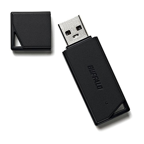 obt@[ BUFFALO USB2.0 ǂUSB[ 16GB ubN RUF2-KR16GA-BK 