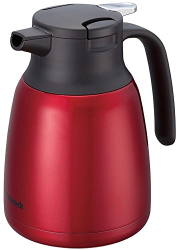 ピーコック 保温ポット 魔法瓶 卓上ポット ポット ステンレス 保温 保冷 1.0L レッド AHR-100-R 送料無料
