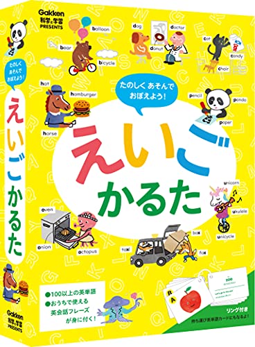 学研_たのしくあそんでおぼえよう! えいごかるた（対象年齢:6歳以上）J750725 送料無料