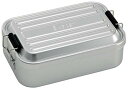 スケーター(Skater) アルミ弁当箱 シルバー 172×108×56mm 600ml 大人 子供 おしゃれ 一段 ドーム型 AFT6 送料無料