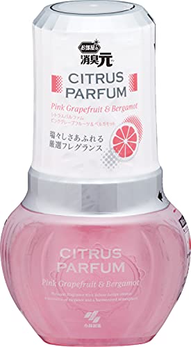 消臭元 シトラスパルファム ピンクグレープフルーツ&ベルガモット 消臭芳香剤 部屋用 400ml 送料無料