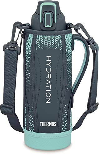 サーモス 水筒 真空断熱スポーツボトル 1L ネイビーミント 保冷専用 FHT-1002F NVMT 送料無料