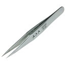 ホーザン(HOZAN) ピンセット(ツイーザー) 厚肉仕上げ 板厚2.8mm 先端幅0.3mm PP-106 送料無料