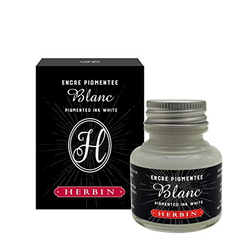 エルバン ピグメント インク(ガラスペン・つけペン用) ホワイト 30ml HERBIN hb13501 送料無料 エルバン ピグメント インク(ガラスペン・つけペン用) ホワイト 30ml HERBIN hb13501 送料無料