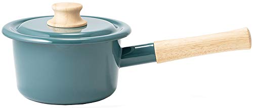 富士ホーロー 片手鍋 ミルクパン コットン シリーズ スモークブルー 14cm CTN-14M.SB 送料無料