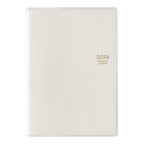 2711 ペイジェムマンスリーA6-i日曜(ホワイト) 送料無料