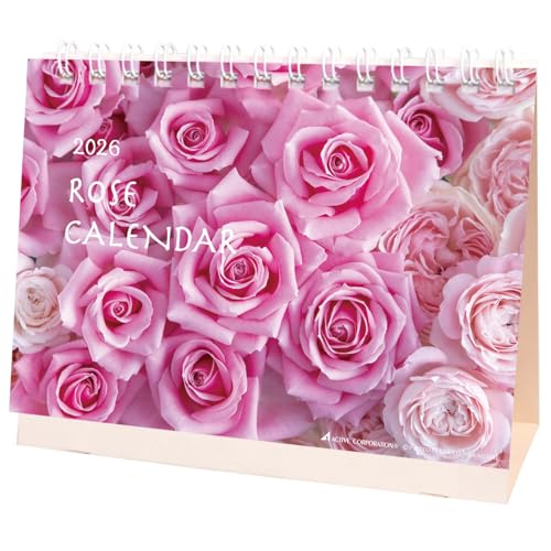 アクティブコーポレーション 2026 カレンダー 卓上 ローズカレンダー 26ACL-579 2026年 1月始まり 送料..