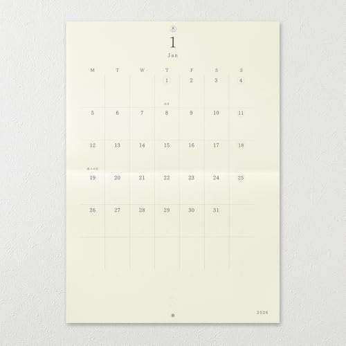 ミドリ 2026年 カレンダー 壁掛け MDカレンダー A3 二つ折り 31394006 送料無料