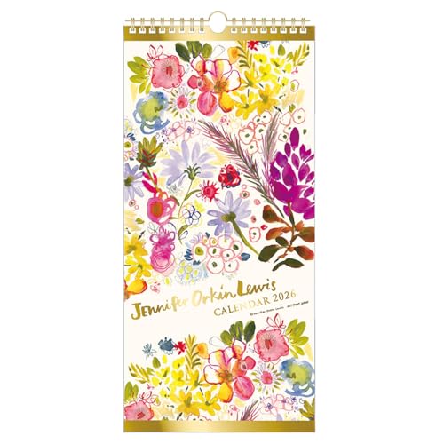 2026年カレンダー ゴールドアクセント壁掛け/ジェニファー 送料無料