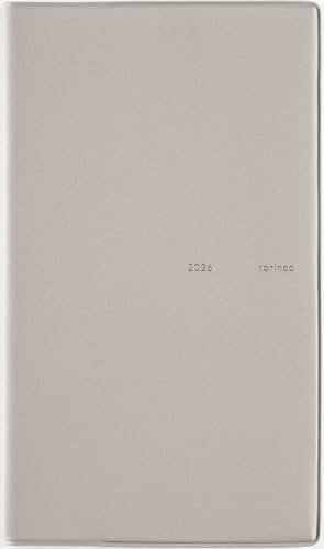 525 torinco3 手帳 高橋書店 2026年版 ソフトグレー マンスリー 手帳判 送料無料