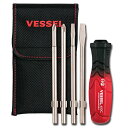 ベッセル(VESSEL) デュアルトーン差替ドライバー (4本組) TD-2100 送料無料