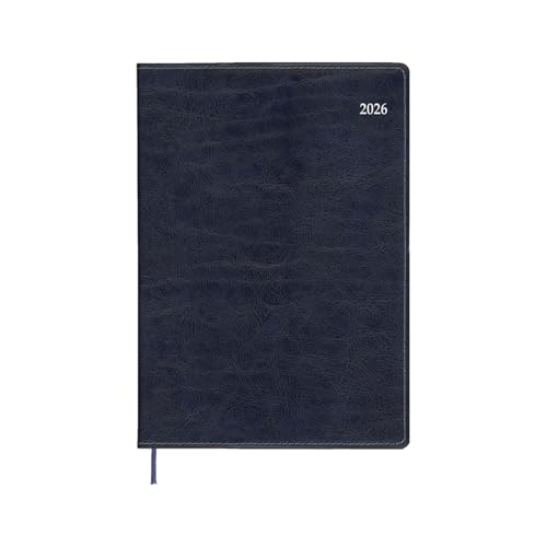 ダイゴー 手帳 2026 スケジュール帳 アポイント マンスリー ブロック B6 ネイビー E8456 2025年 12月始まり 送料無料