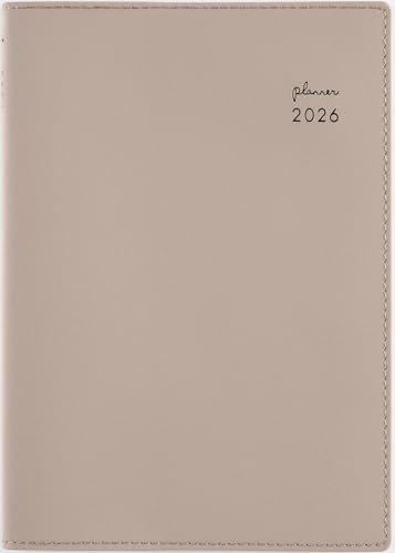 361 リラクレール1 手帳 高橋書店 2026年版 カフェモカ マンスリー B6判 送料無料