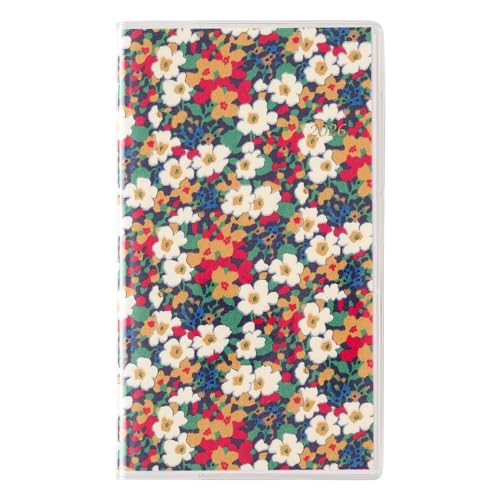 能率 ペイジェム 手帳 2026年 マンスリー リバティプリント スリム ケイティズ 2324 (2025年 11月始まり) 送料無料