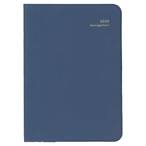 ダイゴー 手帳 2026 スケジュール帳 ミル ウィークリー A6 ネイビー E7777 2025年 12月始まり 送料無料