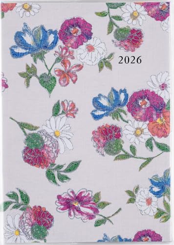 248 ラフィーネカルネ 2 手帳 高橋書店 2026年版 花柄 マンスリー B6判 送料無料