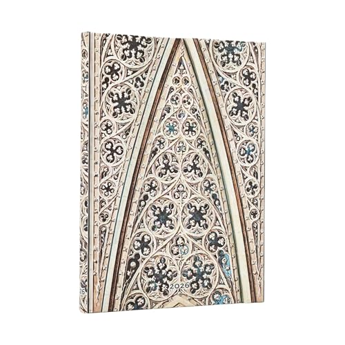 Paperblanks/ペーパーブランクス 2026年度版ダイアリー ハードカバー ミディ ミラノ大聖堂の円蓋 DJ1218-5 送料無料