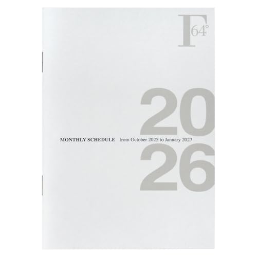 キョクトウ 手帳 2026年 2025年10月始まり FOBCOOP A6ミニ マンスリー 白 PBF55W26 送料無料