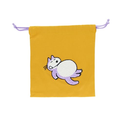 [サンスター文具] 11ぴきのねこ 巾着 刺繍 おなかぽんぽん S2334127 送料無料