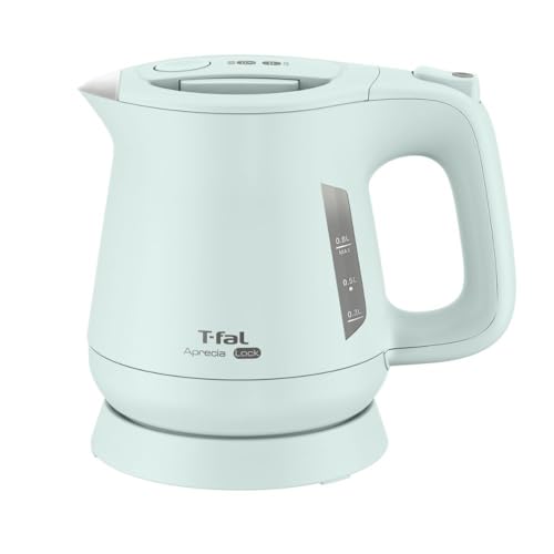 ティファール 電気ケトル 0.8L 軽量コンパクト 転倒お湯もれロック 「アプレシア ロック セージグリー..