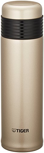 タイガー 水筒 400ml コップ 付き ステンレス ボトル サハラスリム シャンパンゴールド MSE-A040-NT Ti..
