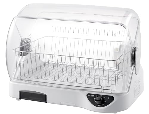 タイガー魔法瓶(TIGER) 食器乾燥器 サラピッカ AG抗菌加工フィルター 高温熱風乾燥 6人用 DHG-T401WY ..