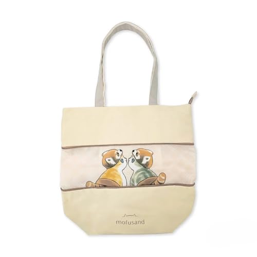mofusand のびるトートバッグ L(ベージュ) 送料無料