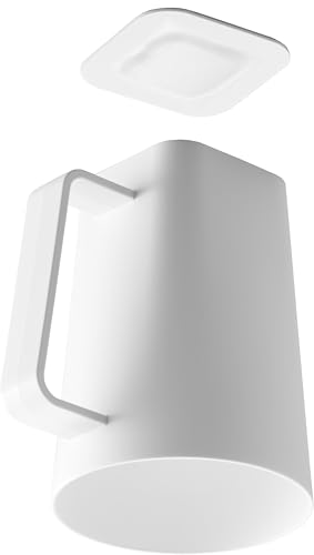 山崎実業(Yamazaki) フィルムシート 洗面戸棚下 マグネッ ト取っ手付き タンブラー ホワイト W7×D9.2×H..