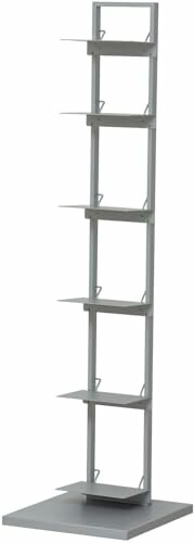 クロシオ ブックタワーシェルフ グレー 22861 送料無料