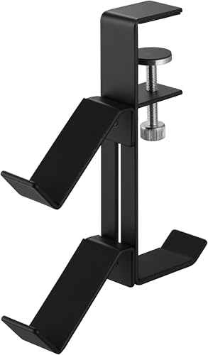 山崎実業(Yamazaki) デスク横 ゲームコントローラー ラック ブラック W3.5×D17×H20〜23.2cm スマート s..