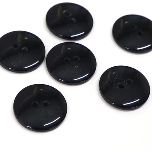 日本紐釦貿易(Nippon Chuko) サマーカジュアルボタン 20mm 6個 黒 153-20-09 送料無料