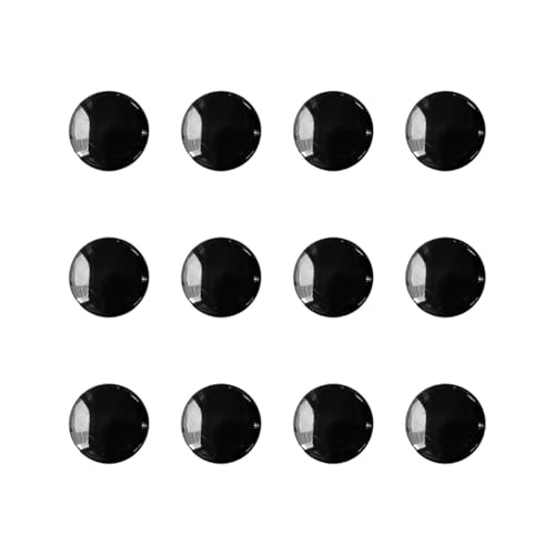 Button - 日本紐釦貿易(Nippon Chuko) カラー トンネル穴ボタン 11.5mm 12個 ブラック CG3400-11-09 送料無料