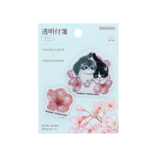 -/-/S2852829・パッケージ個数:1・カラフルなお花がいっぱいの「mofusand」×「日比谷花壇」コラボ！・【特長】シールとしても使える半透明の付箋・【内容】2柄 各20枚 計80枚・【サイズ】W50×H50×D3mm・【材質】紙カラフルなお花がいっぱいの「mofusand」×「日比谷花壇」コラボ！ シールとしても使える半透明の付箋です。 ダイカットデザインが可愛い2デザインが各20枚入りです。 ブルー柄。