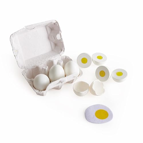 Cooking Toys - Hape(ハペ) 割って遊べる たまごセット E3156 3歳~ 送料無料