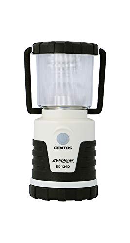 GENTOS(ジェントス) LED ランタン 【明るさ210ルーメン/実用点灯12時間/耐塵/防滴】 単3形電池4本使用 EX-134D 送料無料
