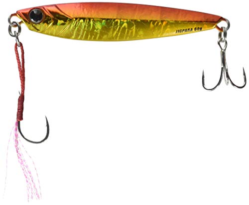 50g03.レッドゴールド/50g/JPS-50 #3 レッドゴールド・Color:03.レッドゴールドStyle:50g・パッケージ個数:1・JPS-50 #3 レッドゴールド・梱包サイズ:5×19×10(Cm)・原産国:中国・種類:単品「JIGPARA」ショートシリーズに、お待ちかねの50gと60gが登場しました。塗装面に、衝撃に対してねばり、割れ剥がれの起きにくい「スーパーマルチレイヤードコーティング」採用。キャスト時と、ジャーク時の抵抗を極限まで減らしたシャープなシルエットは抜群の使用感。左右非対称ボディ+センターバランスによるナチュラルスローフォールは、自動的にイレギュラーなヒラを打ち、喰わせのタイミングを演出しやすい設計。一日中信頼をもってキャストができる「キングオブ・スタンダードジグ」、それがJIGPARAです。