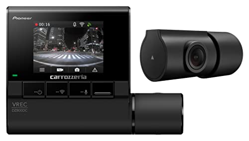 Pioneer ドライブレコーダー VREC-DZ800DC 前後2カメラ 前後200万画素 2インチ 24時間365日駐車監視 あおり 送料無料