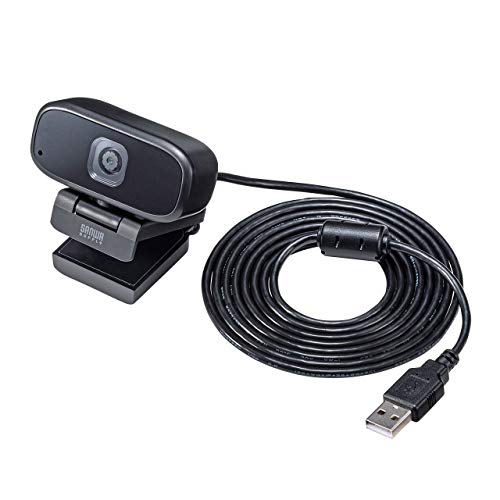 サンワサプライ(Sanwa Supply) WEBカメラ USB A接続 FULL HD対応500万画素 Zoom/Microsoft 送料無料