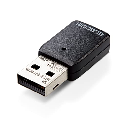 エレコム Wi-Fi 無線LAN 子機 11ac/n/g/b/a 867Mbps 5GHz/2.4GHz USB3.0 ビームフォーミン 送料無料