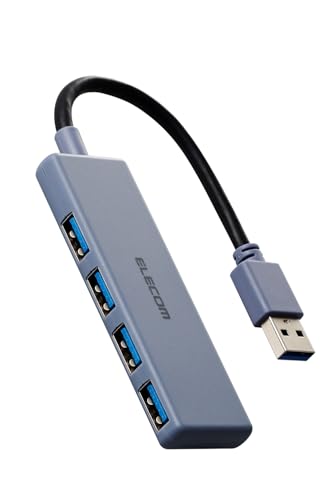 ネイビー/4ポート/U3H-H040NV・Color:ネイビーSize:4ポート・パッケージ個数:1・USB-Aポートを増やしてデスクまわりをすっきり。4つのUSB-Aポートを搭載した、USB-A接続のUSBハブです。USB 5Gbps(USB3.2(Gen1))で高速データ転送が可能です。機能を絞った薄型設計で、持ち運びにも便利です。・※本製品はUSBポートを増設するための製品です。本製品を使用してスマートフォン・タブレットを充電することはおすすめできません。・USB 5Gbps(USB3.2(Gen1))対応でUSB2.0の10倍以上の転送速度を実現します。 ※理論値・※USB 5Gbps(USB3.2(Gen1))でご使用になるには、機器側がUSB 5Gbps(USB3.2(Gen1))に対応している必要があります。・機能を絞った厚さ約10mm、約33gのコンパクト設計で、在宅ワークや出張、旅行の持ち運びにも便利です。