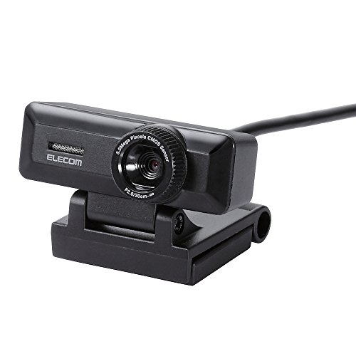 エレコム WEBカメラ UCAM-C750FBBK マイク内蔵 フルHD 1080p 30FPS 500万画素 高精細ガラスレンズ ケー 送料無料