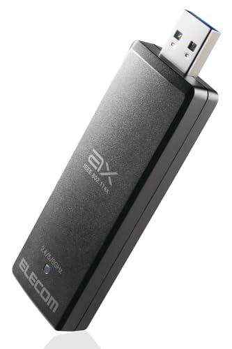 ブラック/-/WDC-XE2402TU3-B・パッケージ個数:1・パソコンに装着することで高速な無線通信を実現するWi-Fi 6E(11ax)USB 5Gbps(USB3.0)対応2402Mbps無線LANアダプターです。・Wi-Fi 6Eから新たに解放された「6GHz帯」では、既存の2.4GHz/5GHz帯で発生していた電波干渉による途切れや混雑による通信速度の低下などの解消が見込まれ、6GHz対応ルーターと本製品を組み合わせることで、Wi-Fi使用時の困りごとを解消した快適な通信環境の構築が可能です。・高速通信の主流となった5GHz帯は航空や気象レーダーにも使用されており、干渉を防ぐためWi-Fi機器にはレーダーを検出すると5GHz帯の電波を停止するDFS機能が搭載されています。6GHz帯ではその制限がないため、DFSによる途切れからも解放されます。・※ルーターおよび子機ともに6GHzに対応し、かつ6GHzで接続している必要があります。・他の端末と同時にデータを受信・処理することができるMU-MIMO機能を搭載しています。【 仕様 】 ■対応OS(Windows):Windows 11/10(Home/Pro) ■無線規格:IEEE 802.11ax/IEEE 802.11ac/IEEE 802.11n/IEEE 802.11g/IEEE 802.11b/IEEE 802.11a ■無線伝送方式:IEEE 802.11ax:MIMO-OFDMA、IEEE 802.11ac:MIMO-OFDM、IEEE 802.11n:MIMO-OFDM、IEEE 802.11g:OFDM、IEEE 802.11b:DS-SS、IEEE 802.11a:OFDM ■無線伝送速度(理論値):IEEE 802.11ax:最大2402Mbps、IEEE 802.11ac:最大867Mbps、IEEE 802.11n:最大300Mbps、IEEE 802.11g:最大54Mbps、IEEE 802.11b:最大11Mbps、IEEE 802.11a:最大54Mbps ■周波数帯域:2.4GHz帯:2 400~2 484MHz、5.2GHz帯(W52):5 150~5 250MHz、5.3GHz帯(W53):5 250~5 350MHz、5.6GHz帯(W56):5 470~5 730MHz、6GHz帯:5 925~6 425MHz ■チャンネル:2.4GHz帯:1~13ch、5GHz帯(W52/W53/W56):36/40/44/48/52/56/60/64/100/104/108/112/116/120/124/128/132/136/140/144ch、6GHz帯:1/5/9/13/17/21/25/29/33/37/41/45/49/53/57/61/65/69/73/77/81/85/89/93ch ■無線セキュリティ:WPA3 Personal(AES)/WPA2 Personal(AES)/WPA Personal(TKIP)/WEP(64bit/128bit) ※WPA3を利用する場合、WPS機能は使えません。 ※Windows 10でWPA3を使用する場合、Windows 10のバージョンを19H1以上にアップデートしてください。 ■ビームフォーミング機能:対応(Rxビームフォーミングのみ) ■MU-MIMO機能:対応 ■設定方式:WPS(ソフト方式) ※6GHzには対応していません。 ■アクセス方式:インフラストラクチャー ■アンテナ(本数):内蔵アンテナ送受信2本(2.4GHz/5GHz/6GHz共用) ■送信出力:10mW/MHz以下 ■IEEE802.1X対応方式:非対応 ■IEEE802.1X対応サプリカント:非対応 ■対応USB規格:USB 5Gbps(USB3.0)/USB2.0 ※6GHz/5GHz帯で通信する場合は十分な速度を実現するため、USB 5Gbps(USB3.0)ポートに接続してください。※2.4GHz帯で通信する場合はUSB2.0で動作します。※本製品はパソコンに直接取り付けてください。USBハブでのご使用は非対応となっています。 ■USBインターフェ-ス:USB-A ■USB伝送速度(理論値):USB 5Gbps(USB3.0):5Gbps、USB2.0:480Mbps ■入力電圧:DC 5V ■消費電力:4.5W(USB 5Gbps(USB3.0)最大)/2.5W(USB2.0最大) ■消費電流:900mA(最大) ■電源方式:USBバスパワー ■外形寸法(幅×奥行き×高さ):幅約88.0mm×奥行約28.0mm×高さ約14.0mm ■質量:約31g ■筐体材質(カラー):プラスチック(ブラック) ■動作環境:温度:0℃~40℃、湿度:10%~90%(結露なきこと) ■各種取得規格:TELEC、VCCI Class B、JATE ■法令対応:EU RoHS指令準拠(10物質) ■期間:1年間 ■付属品:セットアップガイド 【 説明 】 ■パソコンに装着することで高速な無線通信を実現するWi-Fi 6E(11ax)USB 5Gbps(USB3.0)対応2402Mbps無線LANアダプターです。 ■Wi-Fi 6Eから新たに解放された「6GHz帯」では、既存の2.4GHz/5GHz帯で発生していた電波干渉による途切れや混雑による通信速度の低下などの解消が見込まれ、6GHz対応ルーターと本製品を組み合わせることで、Wi-Fi使用時の困りごとを解消した快適な通信環境の構築が可能です。 ■高速通信の主流となった5GHz帯は航空や気象レーダーにも使用されており、干渉を防ぐためWi-Fi機器にはレーダーを検出すると5GHz帯の電波を停止するDFS機能が搭載されています。6GHz帯ではその制限がないため、DFSによる途切れからも解放されます。 ■※ルーターおよび子機ともに6GHzに対応し、かつ6GHzで接続している必要があります。 ■他の端末と同時にデータを受信・処理することができるMU-MIMO機能を搭載しています。 ■※ルーター側もMU-MIMOに対応している必要があります。 ■ルーターから離れた場所でも集中した電波を受信できる「ビームフォーミング」機能にも対応し、快適に通信が可能です。 ■※ルーター側も「ビームフォーミング(Z)」に対応している必要があります。 ■環境にやさしいEU RoHS指令準拠。EU RoHS指令とは電気・電子機器に関する特定有害物質の使用制限についてEU(欧州連合)が決めた指令です。 ■自社環境認定基準を1つ以上満たし、『THINK ECOLOGY』マークを表示した製品です。 ■環境保全に取り組み、製品の包装容器が紙・ダンボール・ポリ袋のみで構成されている製品です。 【商品に関するお問い合わせ】 エレコム総合インフォメーションセンター TEL. 0570-084-465 FAX. 0570-050-012 受付時間 / 10:00~19:00 年中無休