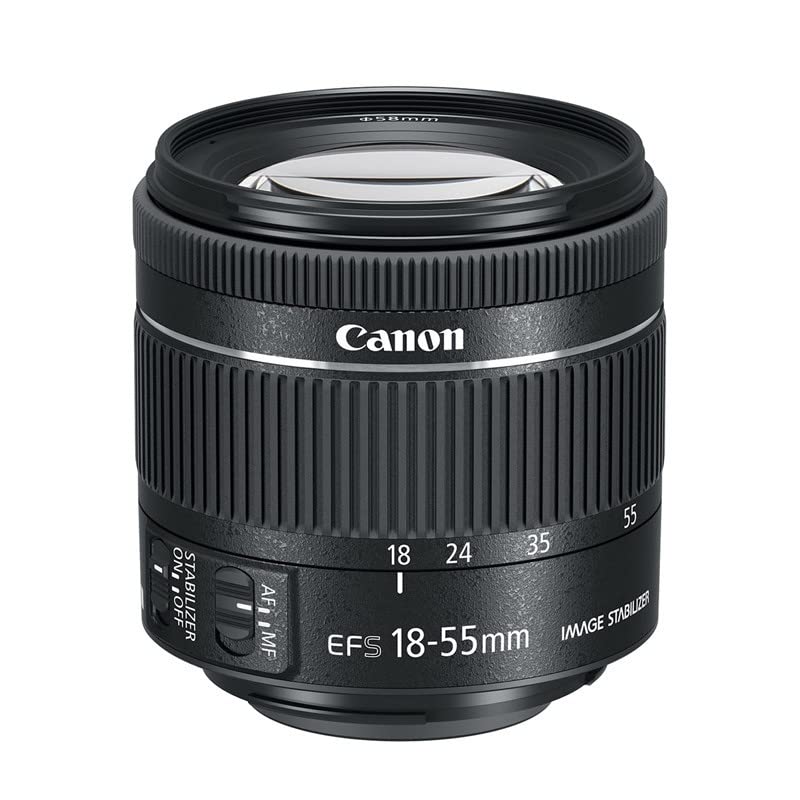 Canon 標準ズームレンズ EF-S18-55mm F4.0-5.6IS STM APS-C対応 送料無料