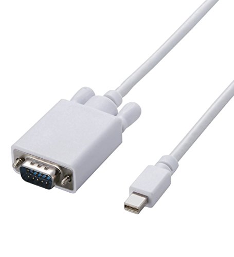 ホワイト/3m/AD-MDPVGA30WH・Size:3mColor:ホワイト・パッケージ個数:1・コネクタ形状:miniDisplayPortオス -D-Sub15ピンオス・対応機種:MiniDisplayPortまたはThunderboltPortを搭載したPC及びD-Sub 15ピン(ミニ)端子を搭載したディスプレイ・プロジェクター等・ケーブル長:3.0m ※コネクタ含まず・ケーブルタイプ:ノーマルタイプ・対応解像度:1920×1200dpi(WUXGA)対応■MiniDisplayPortをD-Sub15ピンに変換するMiniDisplayPort-D-Sub15ピン変換ケーブルです。 ■MacなどのMiniDisplayPort端子搭載パソコンとD-Sub15ピン入力端子を持つプロジェクターなどに接続するケーブルです。 ■本製品をお使いいただくことで変換アダプタを使わずに、すっきり配線することができます。 ■サビなどに強く信号劣化を抑える金メッキピンを採用しています。 ■外部ノイズの干渉を抑える3重シールドケーブル採用しています。 ■最大1920×1200ドット解像度(WUXGA)に対応しています。