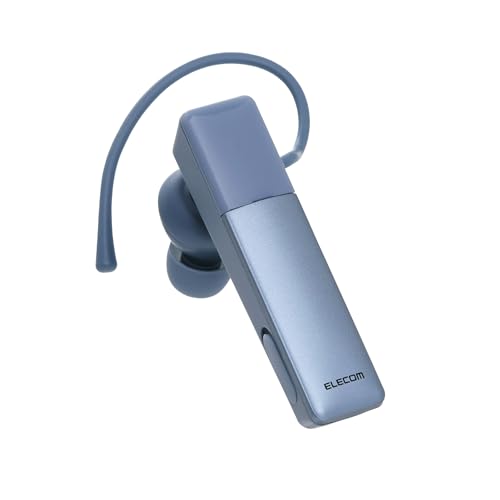 エレコム ワイヤレスヘッドセット Bluetooth 片耳 マイクミュート付き 【左右どちらにも装着可能】 HD Voice/Qualc …