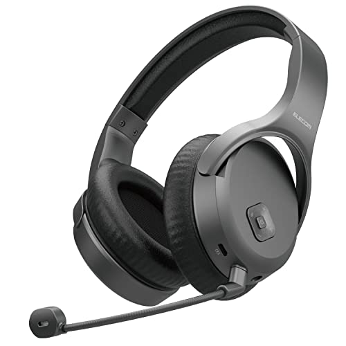 エレコム ヘッドセット 【2.4GHzワイヤレス/USB接続】 低遅延 フレキシブルアーム 着脱式マイクアーム ミュート機能 音量調整 送料無料
